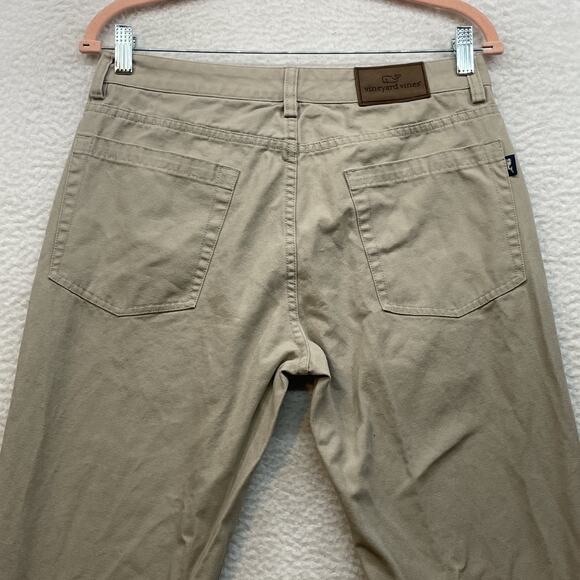 Vineyard Vines Pants Mens 30x30 Khaki 5 Pocket Chino Golf Stretch Straight Leg - Picture 5 of 13